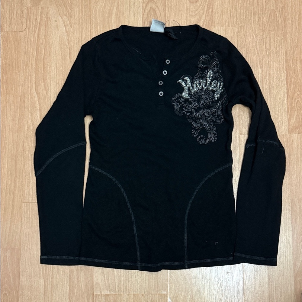 Harley Davidson Henley